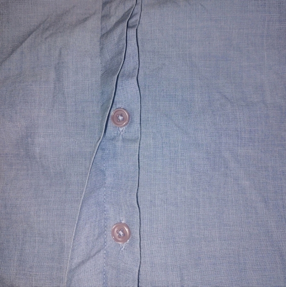 Boden Relaxed Shirt Cotton Blue Women's Buttons High Low Long Sleeve Blouse 8 - Picture 9 of 16